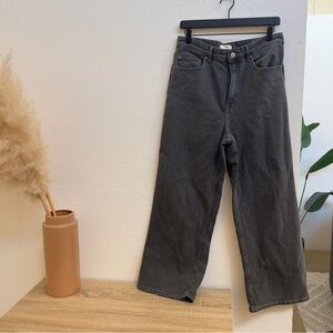 H&M - Grey straight leg jeans